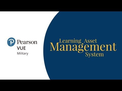 Pearson VUE - Learning Asset Management System YouTube video embedded iframe